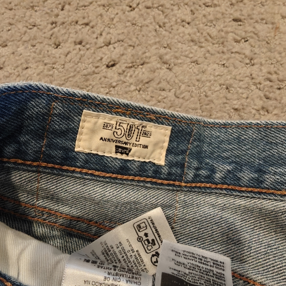 Patchwork Denim Shorts - image 2